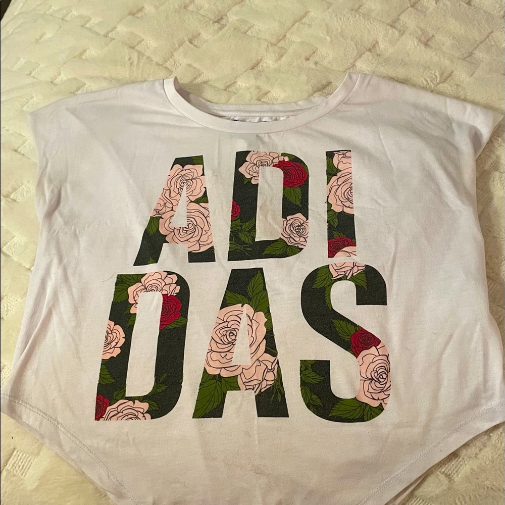 Adidas crop tee